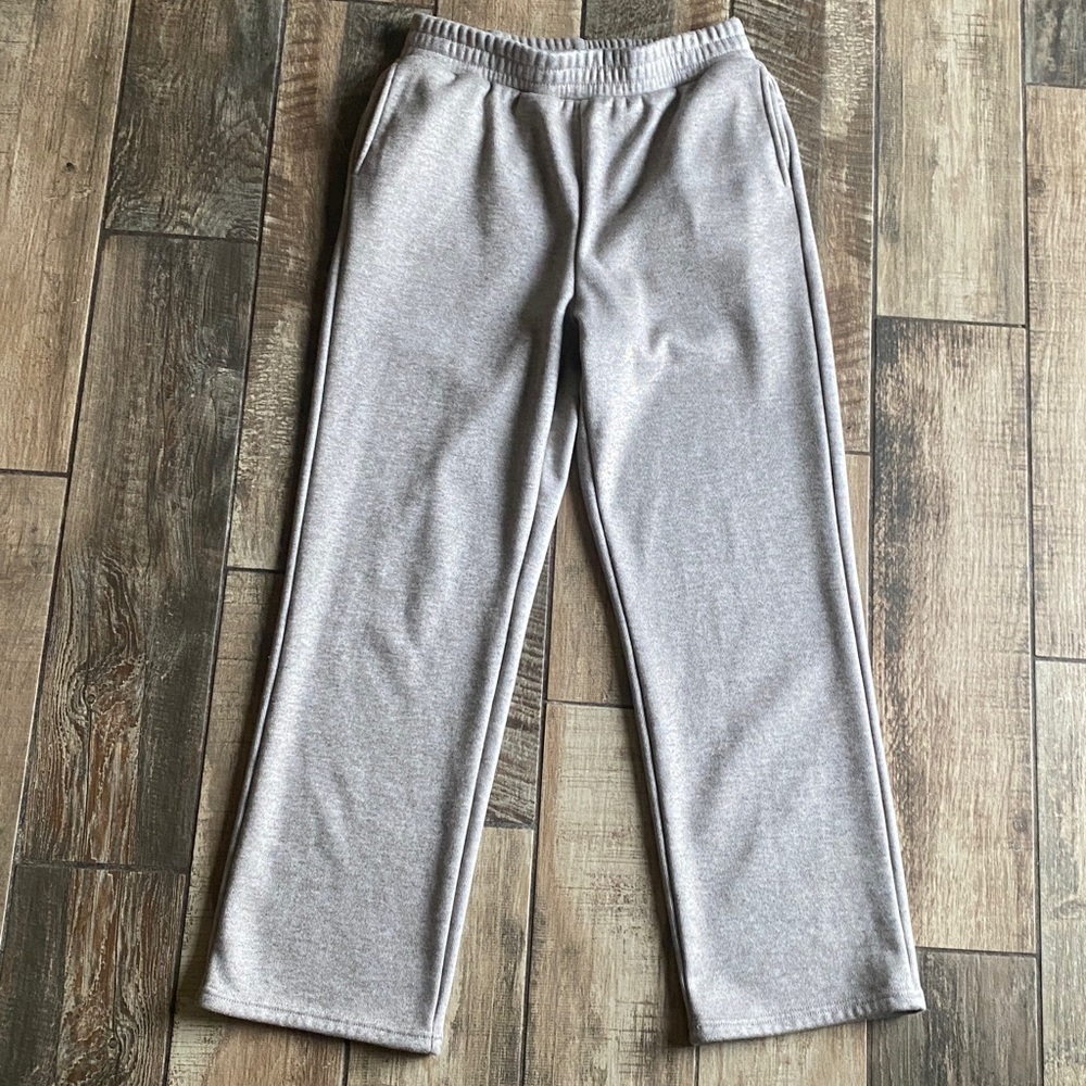 In Good State taupe women’s Elastic-Waist Straight Sweatpants